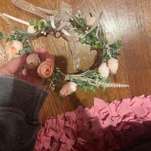 Flower halo crown